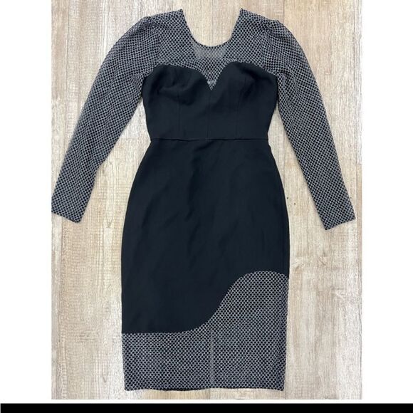 NWT BCBGMaxAzria Black Dress - Picture 9 of 11